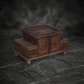 Vintage Handcrafted Wooden Desk Organizer