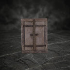 Vintage Jharokha-Style Mirror with Functional Shutters