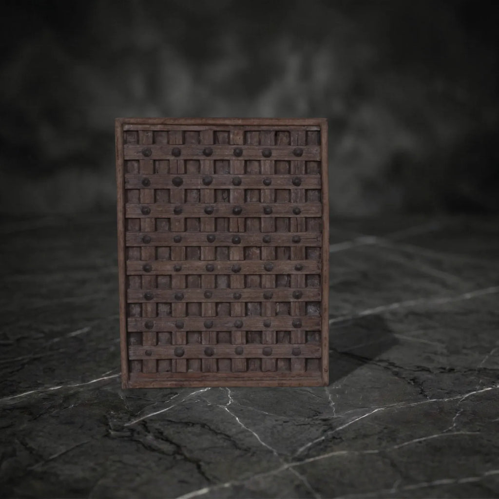 Vintage Wooden Lattice Wall Panel