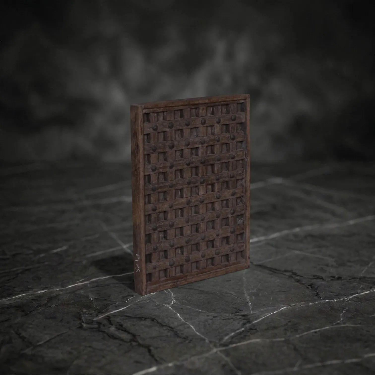 Vintage Wooden Lattice Wall Panel