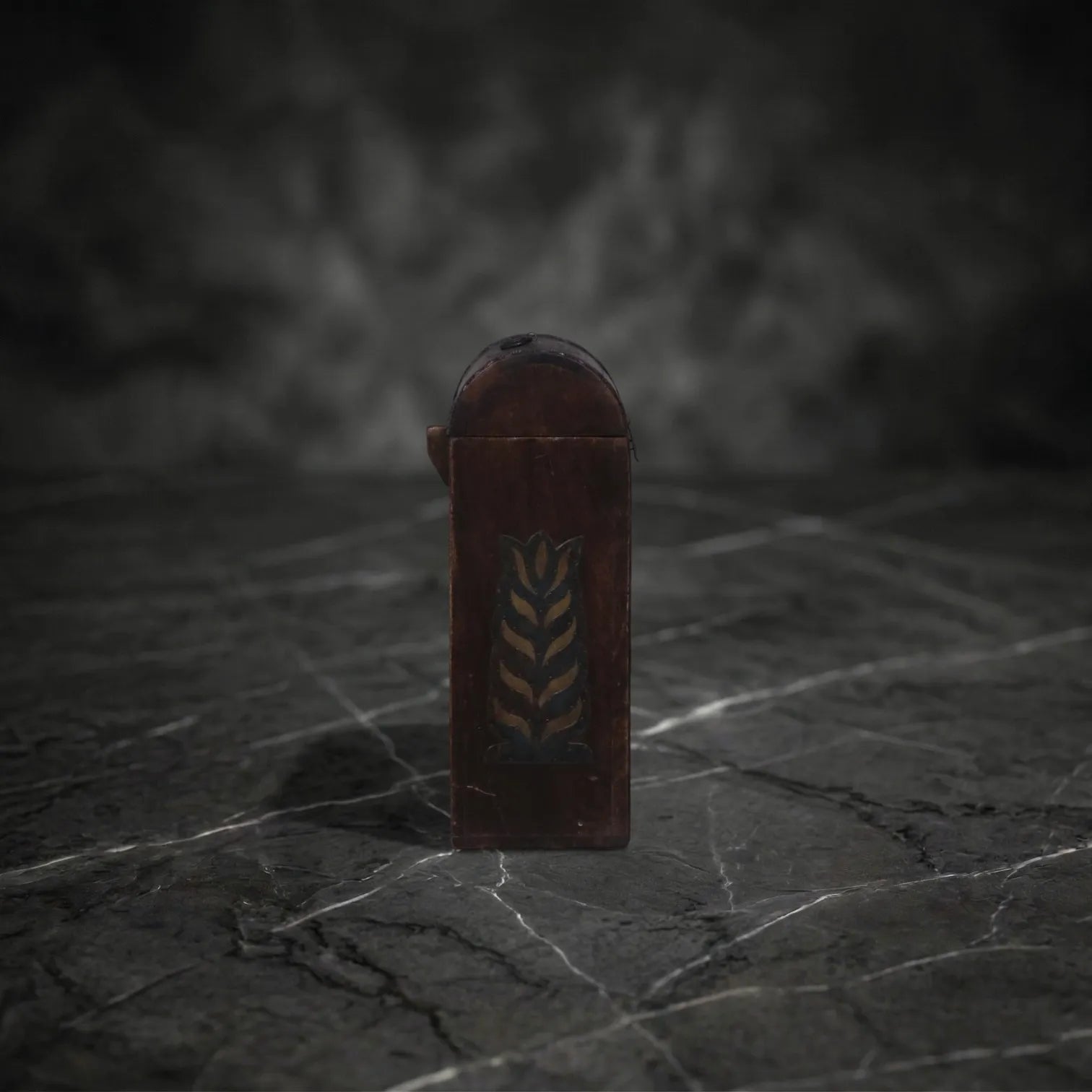 Hand-Carved Wooden Wine Box