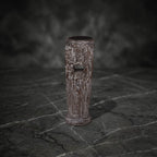 Vintage Hand-Carved Wooden Pillar Base