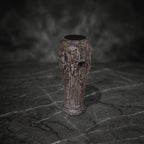 Vintage Hand-Carved Wooden Pillar Base