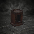 Antique Wooden Wall-Mounted Display Cabinet