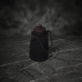 Antique Naga Tribal Wooden Water Jug with Jute Handle