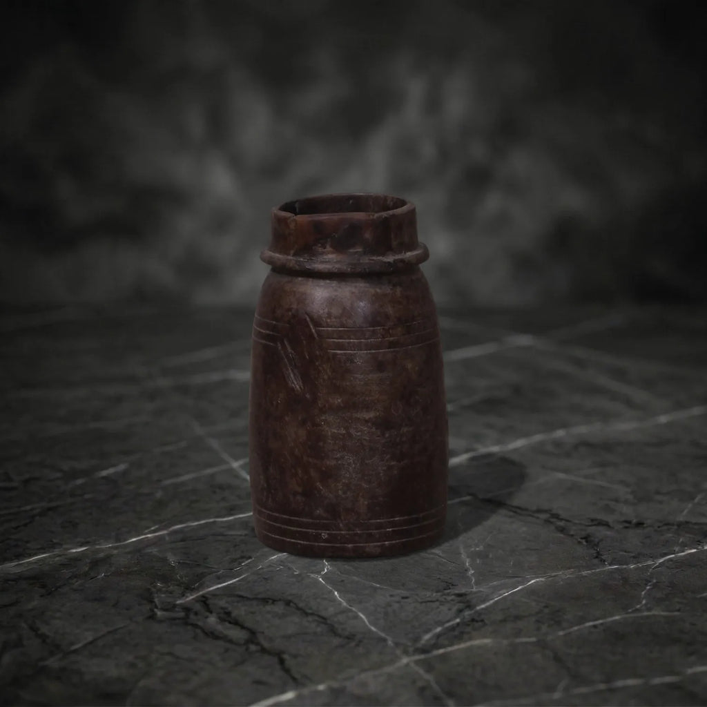 Antique Naga Tribal Wooden Water Jug