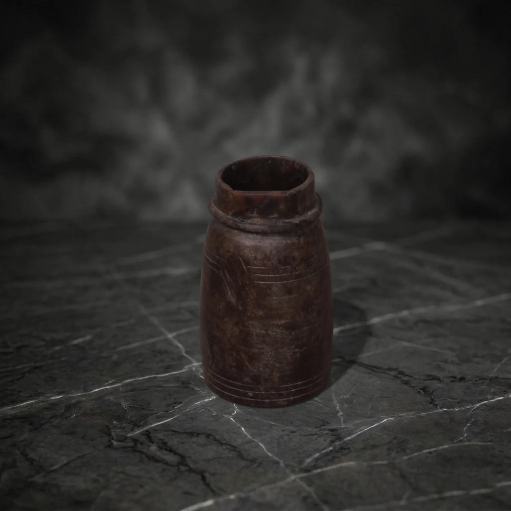 Antique Naga Tribal Wooden Water Jug