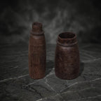 Antique Naga Tribal Wooden Water Jug