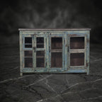 Vintage Distressed Pastel Sideboard