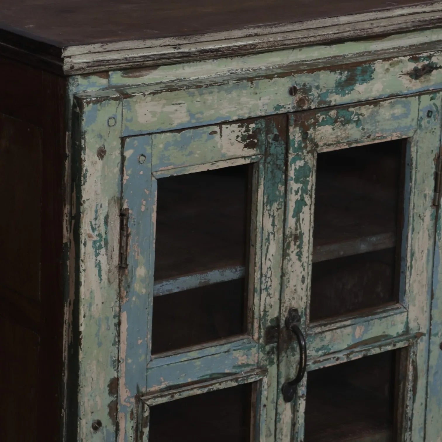 Vintage Distressed Pastel Sideboard