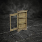 Vintage Pale Primrose Wall-Mounted Cabinet